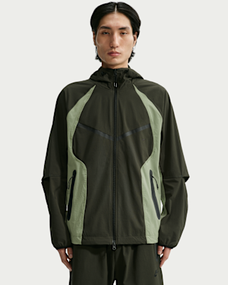 Nike Tech Men's Dri-FIT Woven Color-Block Windrunner Loose Jacket